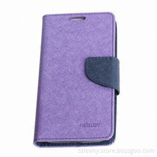 Flip PU Leather Stand Mobile Phone Case for Samsung Galaxy S4